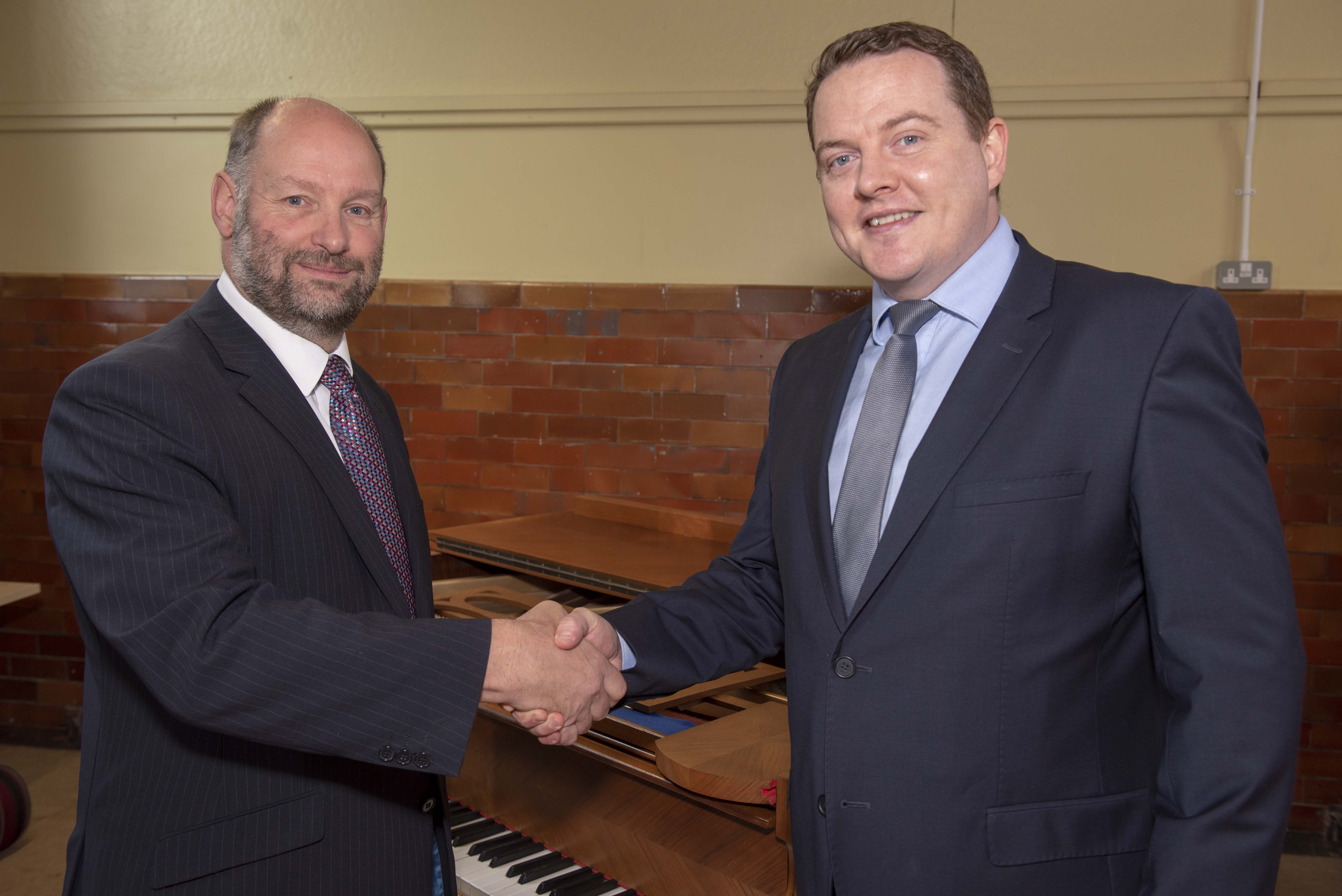 Ciaran O’Donnell has taken over the baton at Wolverhampton Music Service from Chris Norton.