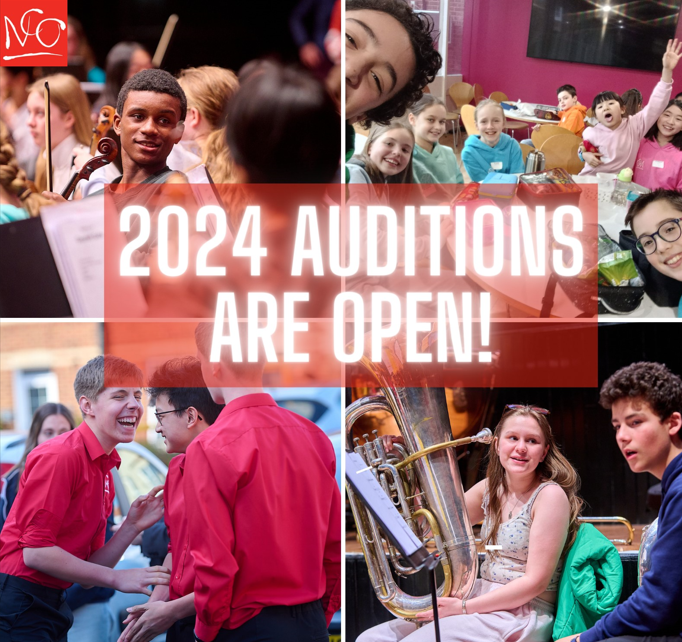 Auditions for National Children’s Orchestras of Great Britain 2024 are open!